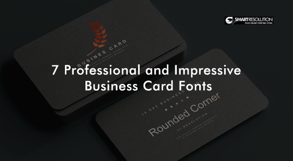 Professional and Impressive Business Card Fonts