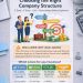 Company structure types infographic